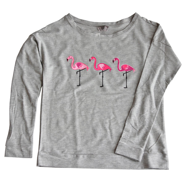 Flamingos Graphic Sweater