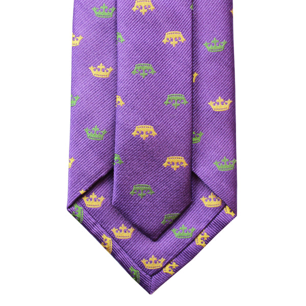 Woven Crown Extra Long Tie
