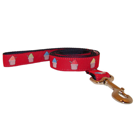 Cayenne Red Snoball Dog Leash